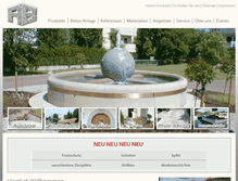 Tablet Screenshot of bauer-granit.de